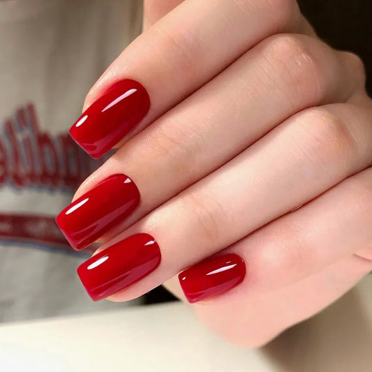 ✨ Faux Ongles Réutilisables – 24 pièces avec colle incluse | -50 % Offre de lancement