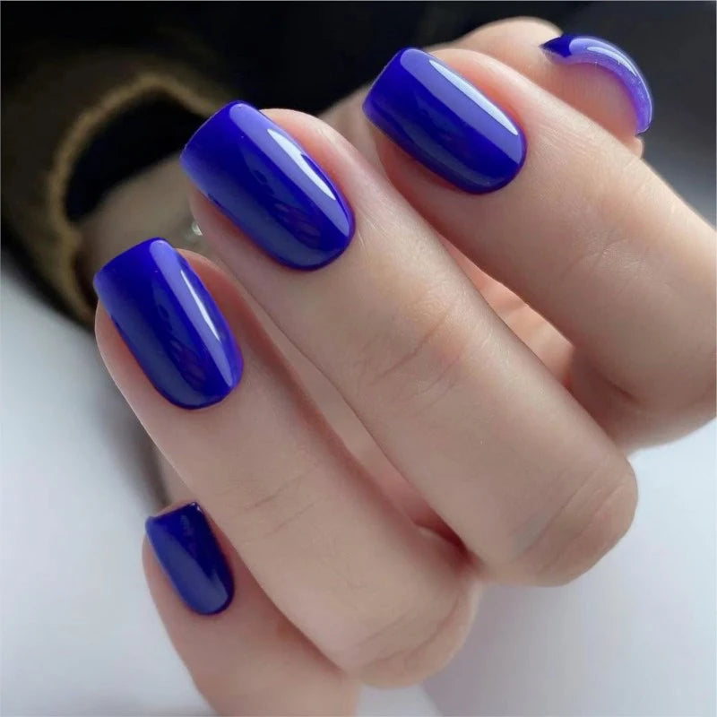 ✨ Faux Ongles Réutilisables – 24 pièces avec colle incluse | -50 % Offre de lancement