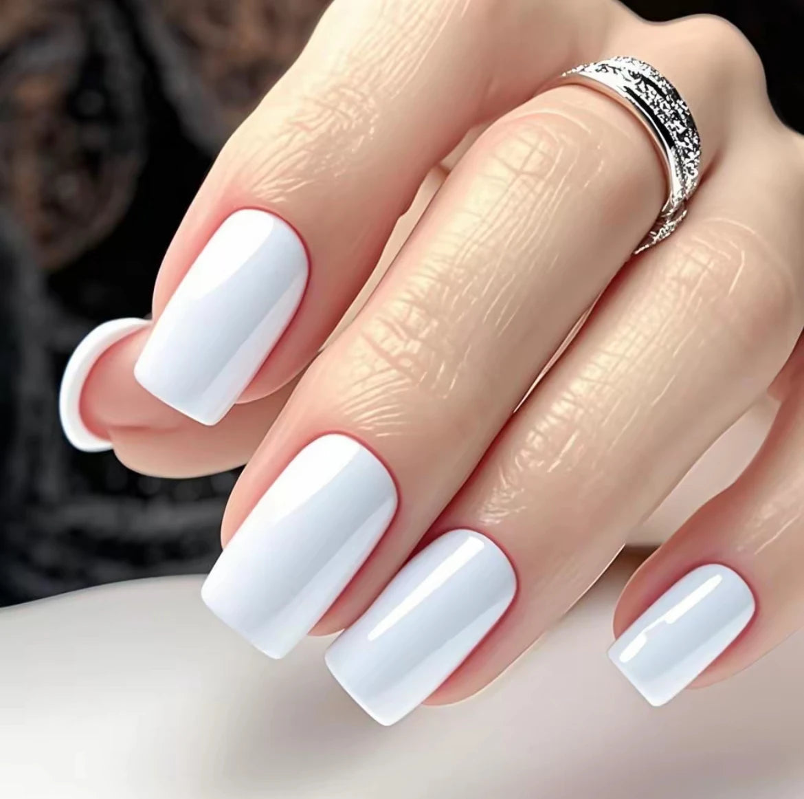 ✨ Faux Ongles Réutilisables – 24 pièces avec colle incluse | -50 % Offre de lancement